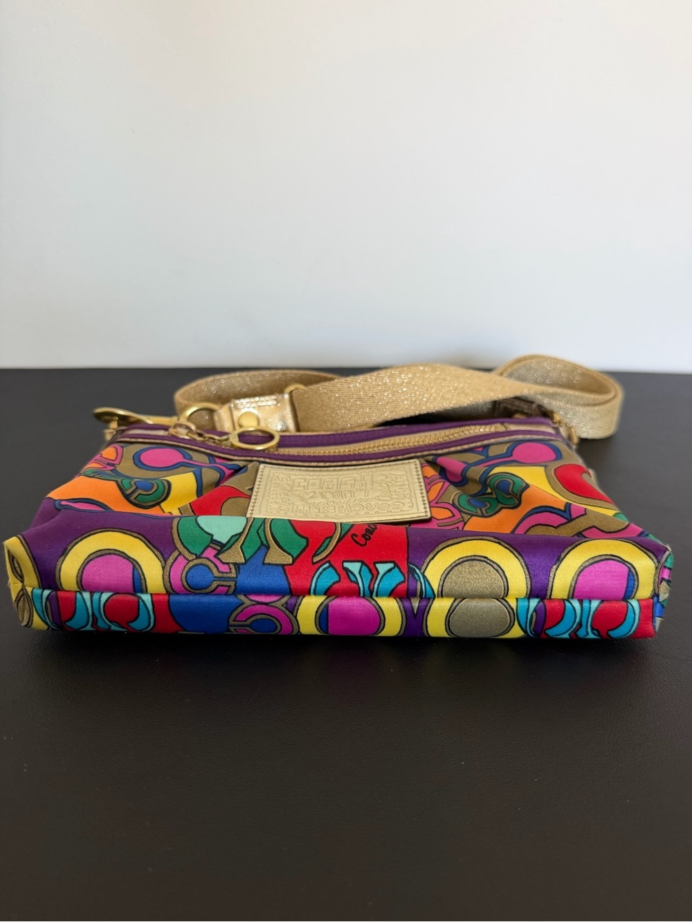 Coach Poppy Multicolor Graffiti Pop C Shoulder Crossbody Bag Y2K - Picture 9 of 14